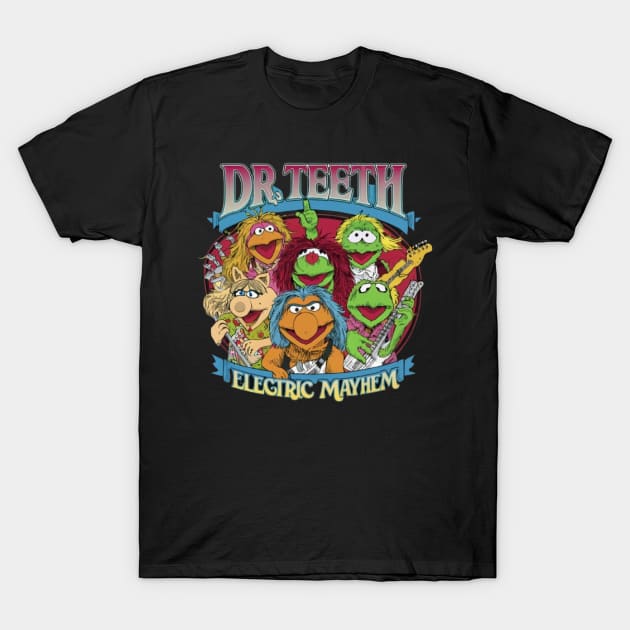 Dr Teeth and Electric Mayhem T-Shirt by DIGITAL MERCH CREATIONS